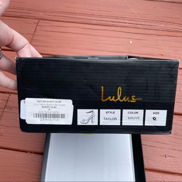 LULUS • Taylor Mauve Velvet Ankle Strap Heels - Picture 10 of 11